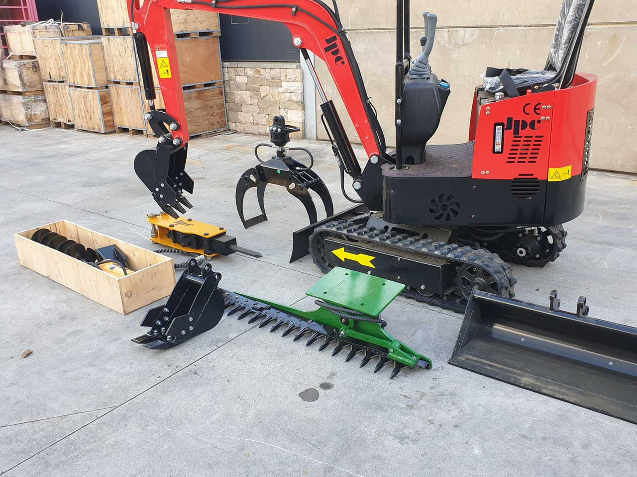 Minibagger JPC HT12 MINI EXCAVATOR WITH ATTACHMENTS: das Bild 16 Minibagger JPC HT12 MINI EXCAVATOR WITH ATTACHMENTS: das Bild 16
