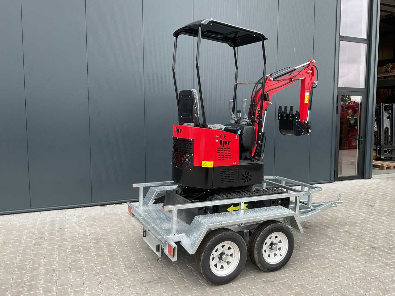 JPC HT12 met aanhangwagen - Baggerlader: das Bild 3 JPC HT12 met aanhangwagen - Baggerlader: das Bild 3