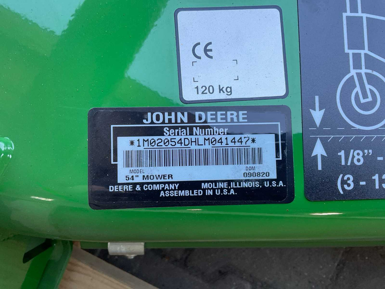 John Deere 54” - Schlegelmäher/ Mulcher: das Bild 3 John Deere 54” - Schlegelmäher/ Mulcher: das Bild 3