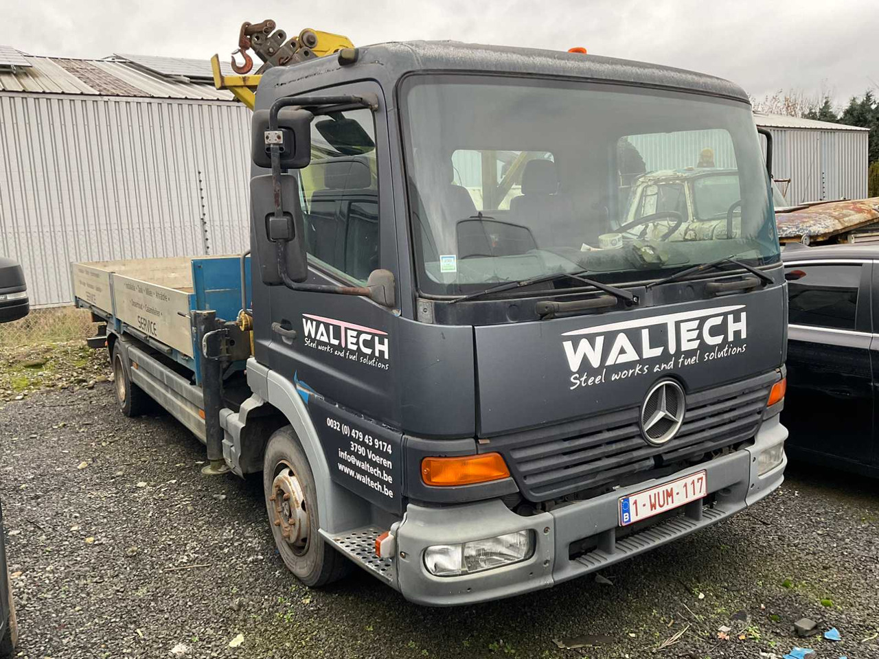 MERCEDES-BENZ TRUCK WITH PALFINGER PK7000 - LKW: das Bild 3 MERCEDES-BENZ TRUCK WITH PALFINGER PK7000 - LKW: das Bild 3