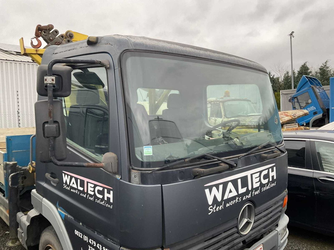 MERCEDES-BENZ TRUCK WITH PALFINGER PK7000 - LKW: das Bild 4 MERCEDES-BENZ TRUCK WITH PALFINGER PK7000 - LKW: das Bild 4