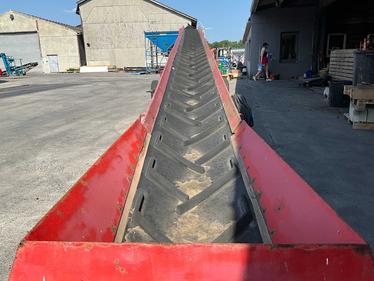 Mobile conveyor belt - toggle clamp - Förderband: das Bild 5 Mobile conveyor belt - toggle clamp - Förderband: das Bild 5