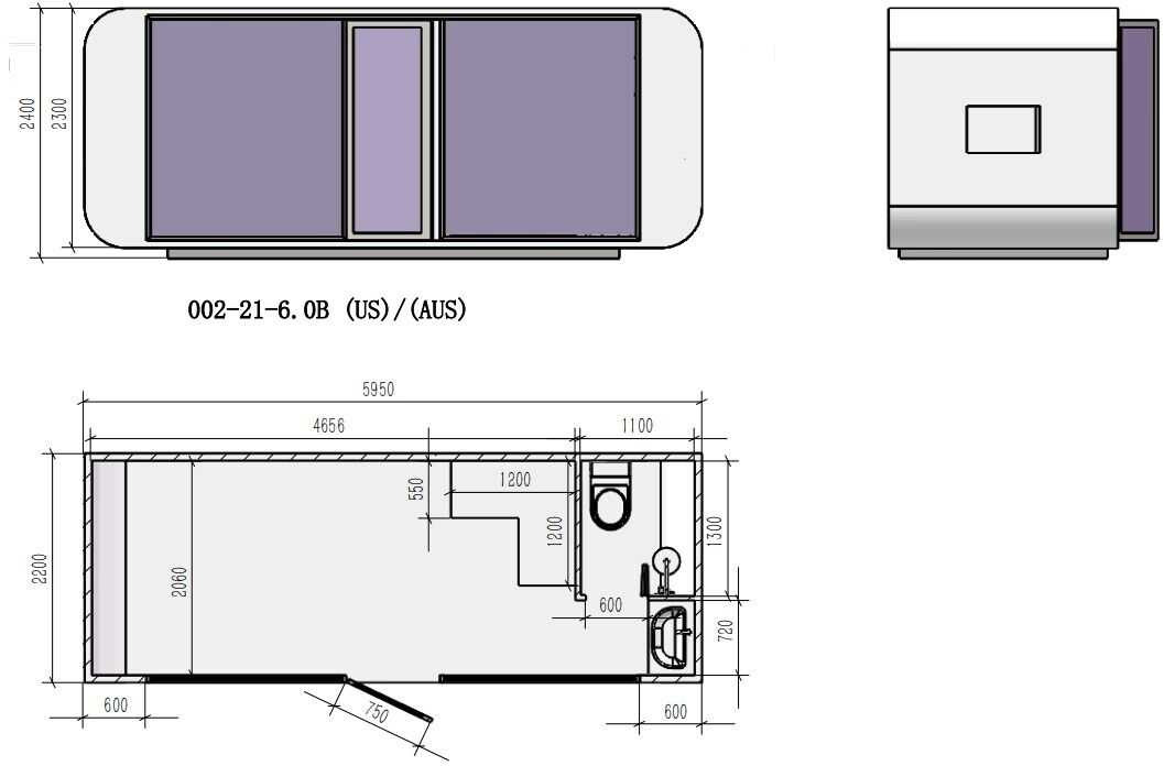 Wohncontainer Stahlworks Eco 6000 B: das Bild 44