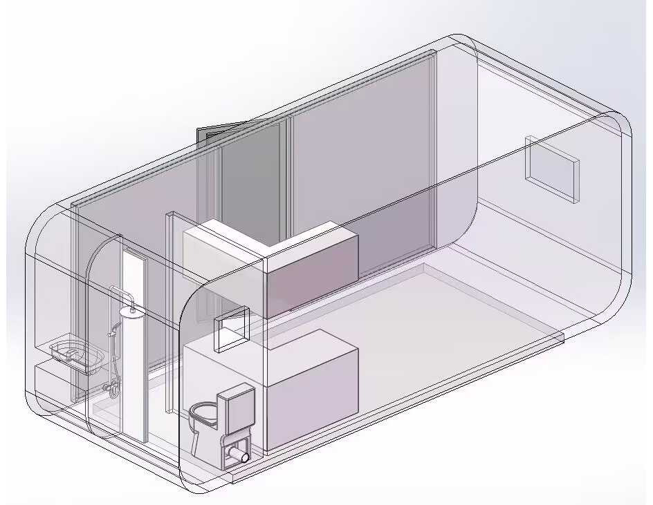 Wohncontainer Stahlworks Eco 6000 B: das Bild 45
