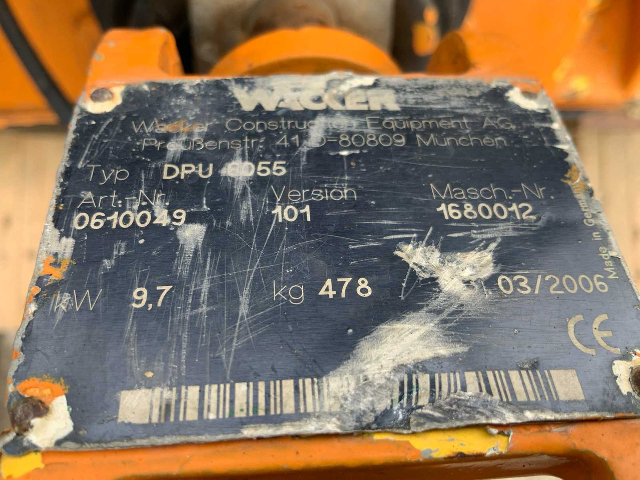 Wacker Neuson DPU6055 - Rüttelplatte: das Bild 5 Wacker Neuson DPU6055 - Rüttelplatte: das Bild 5