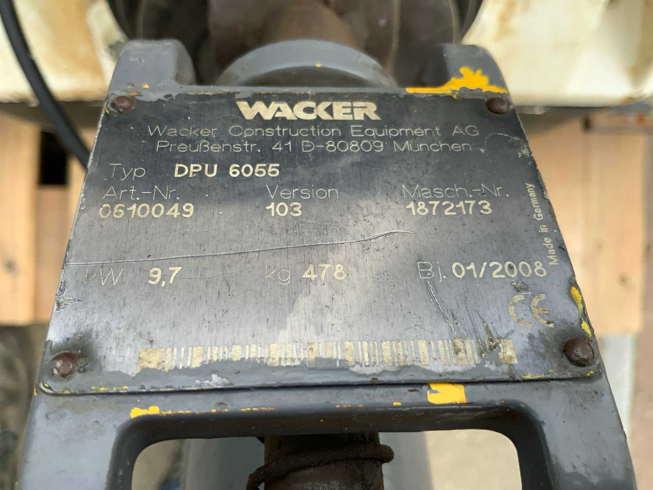Wacker Neuson DPU6055 - Rüttelplatte: das Bild 5 Wacker Neuson DPU6055 - Rüttelplatte: das Bild 5