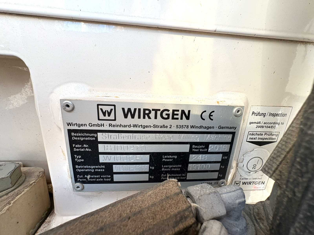 Wirtgen W100 CFI - Kaltfräse: das Bild 4 Wirtgen W100 CFI - Kaltfräse: das Bild 4