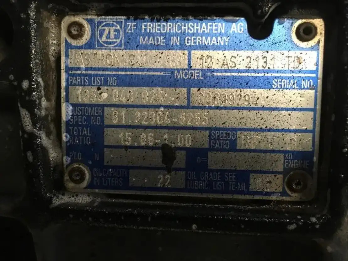 MAN Versnellingsbak 12AS2131 TD + IT3 - Getriebe und Teile für LKW: das Bild 5 MAN Versnellingsbak 12AS2131 TD + IT3 - Getriebe und Teile für LKW: das Bild 5