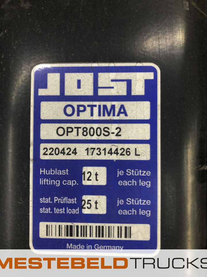 Trailor Set steunpoten Jost Opitma - Rahmen/ Chassis für LKW: das Bild 2 Trailor Set steunpoten Jost Opitma - Rahmen/ Chassis für LKW: das Bild 2