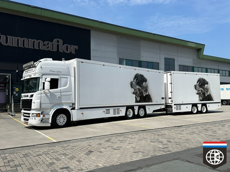 Scania R 730 FLOWER COMBI / SHOWTRUCK - CONCOURSTAAT - Kühlkoffer LKW: das Bild 2 Scania R 730 FLOWER COMBI / SHOWTRUCK - CONCOURSTAAT - Kühlkoffer LKW: das Bild 2