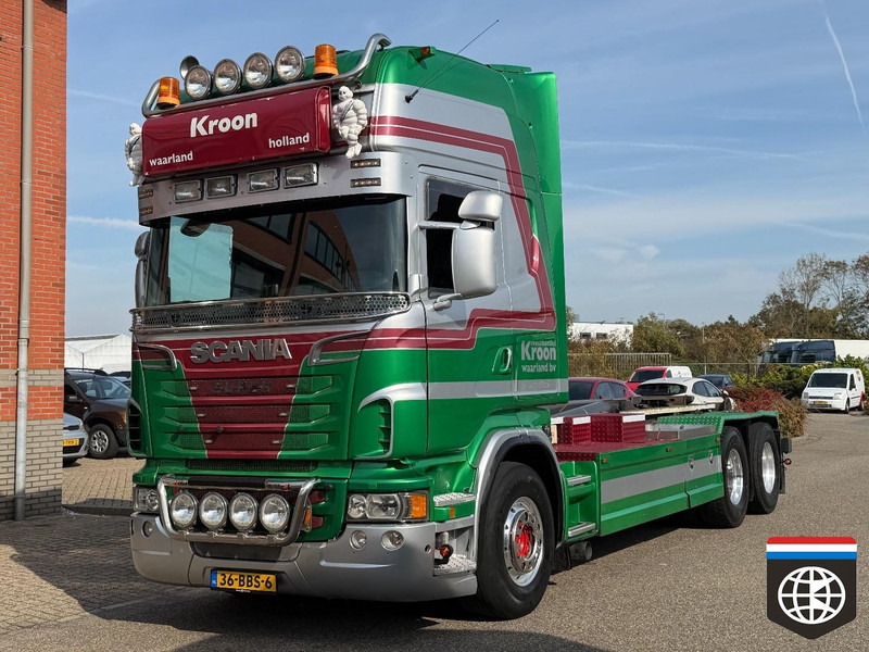 Scania R620 25 T HOOKLIFT / HOLLAND TRUCK / HOOK-CRANE HYDRAULIC - Abrollkipper: das Bild 2 Scania R620 25 T HOOKLIFT / HOLLAND TRUCK / HOOK-CRANE HYDRAULIC - Abrollkipper: das Bild 2