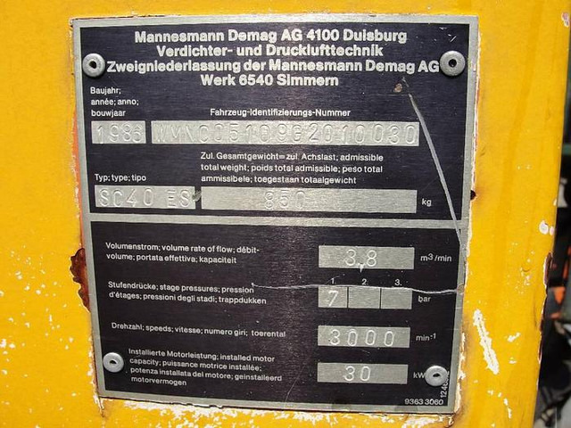 Demag mannesmann SC 40 ES - Baumaschine: das Bild 4 Demag mannesmann SC 40 ES - Baumaschine: das Bild 4