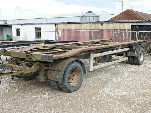 Huffermann HKA 18.70, Außenroller, Zwillingsreifen, BPW - Container/ Wechselfahrgestell Anhänger: das Bild 2 Huffermann HKA 18.70, Außenroller, Zwillingsreifen, BPW - Container/ Wechselfahrgestell Anhänger: das Bild 2