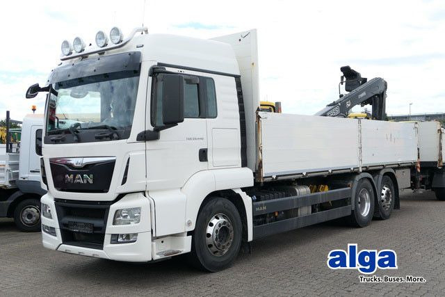 MAN 26.440 TGS LL 6x2, Kran Fassi F195AS.22, AHK, AC - Pritsche LKW, Autokran: das Bild 1 MAN 26.440 TGS LL 6x2, Kran Fassi F195AS.22, AHK, AC - Pritsche LKW, Autokran: das Bild 1