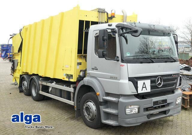 Mercedes-Benz 2533 L Axor 6x2,Faun,Variopress,Zöller-Schüttung - Müllwagen: das Bild 1 Mercedes-Benz 2533 L Axor 6x2,Faun,Variopress,Zöller-Schüttung - Müllwagen: das Bild 1