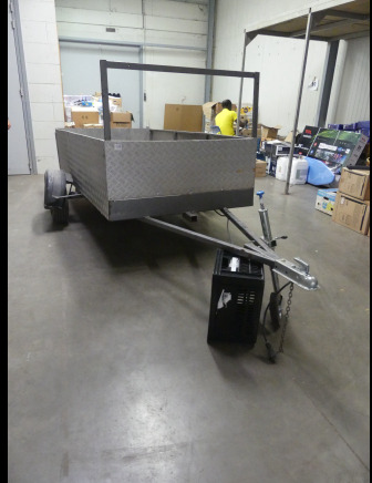 Remorque simple essieu 500 kg marque et modèle inconnu - Anhänger: das Bild 1 Remorque simple essieu 500 kg marque et modèle inconnu - Anhänger: das Bild 1