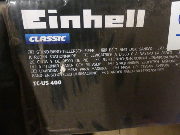 Ponceuse à bande Einhell TC-US400 - Metallbearbeitungsmaschine: das Bild 2 Ponceuse à bande Einhell TC-US400 - Metallbearbeitungsmaschine: das Bild 2