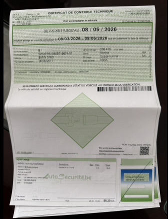 PKW Voiture BMW 316D (2011-212.866 km-VIN:WBAPR51080E719674): das Bild 14