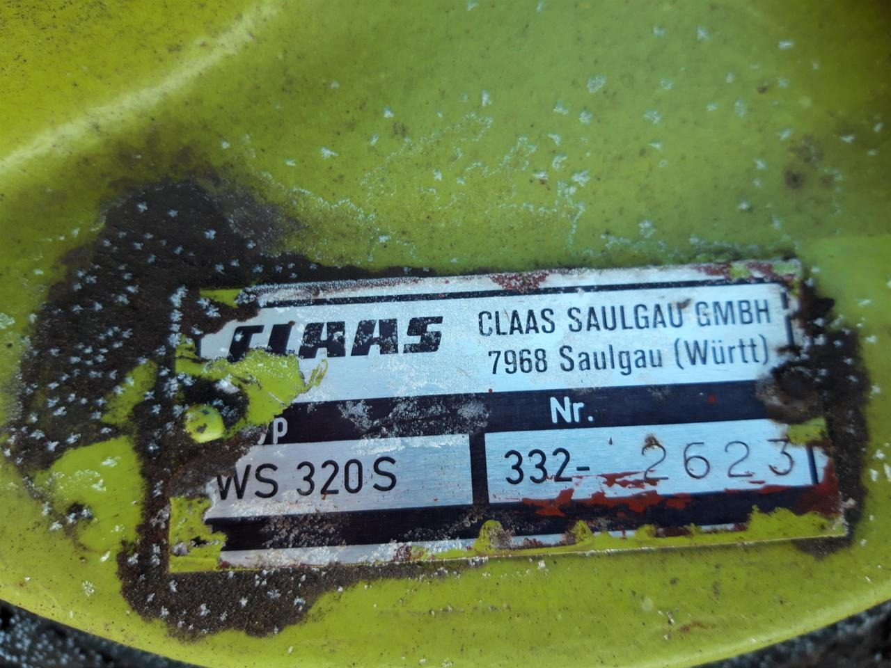 CLAAS WS 320 S - Heuwender/ Wenderechen: das Bild 3 CLAAS WS 320 S - Heuwender/ Wenderechen: das Bild 3