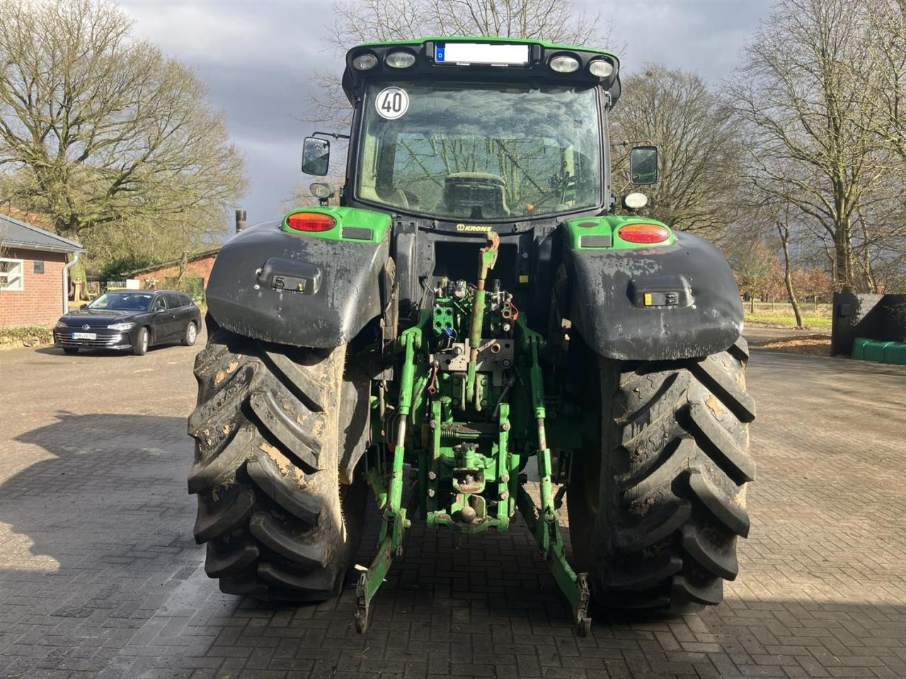 Traktor John Deere 6170R: das Bild 8