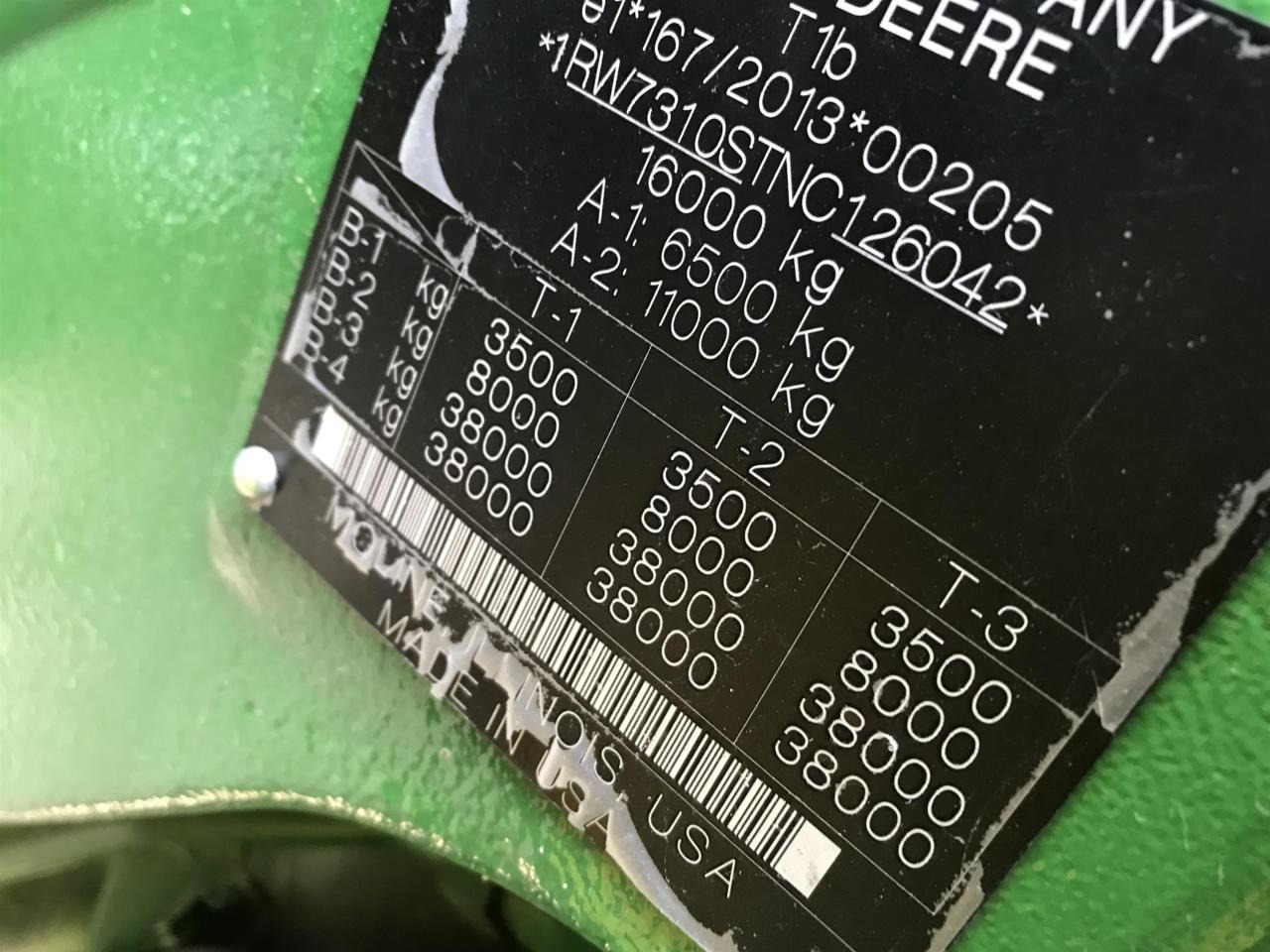 Traktor John Deere 7R 310: das Bild 15