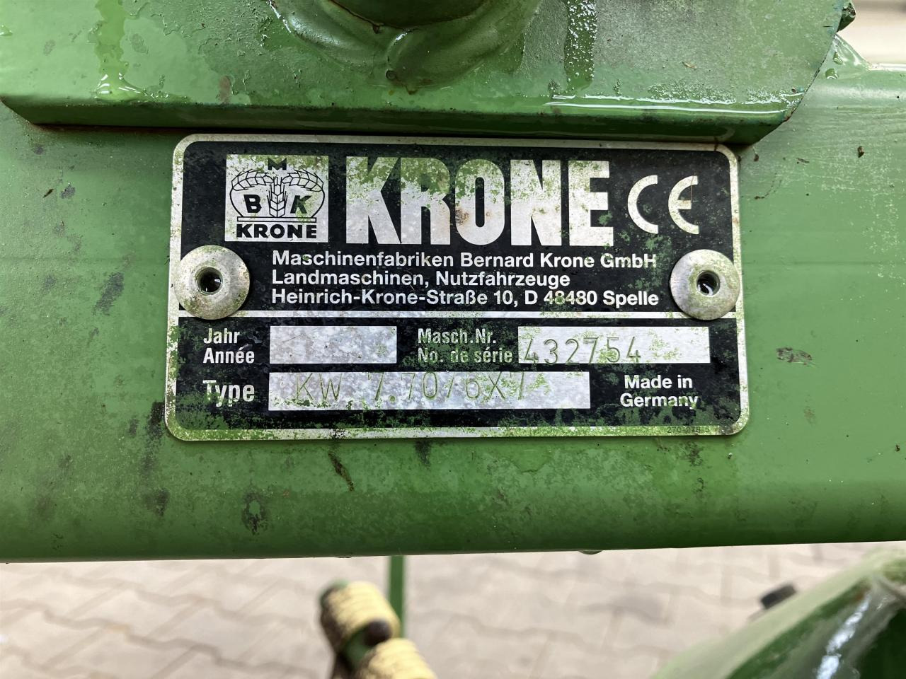Krone KW 7.70/6x7 - Leasing Krone KW 7.70/6x7: das Bild 8