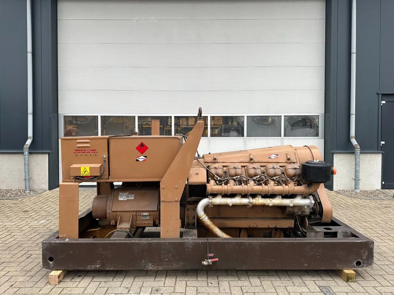 Alsthom V102 unelec 140 kVA generatorset ex Emergency Noodstroom Aggregaat - Stromgenerator: das Bild 1 Alsthom V102 unelec 140 kVA generatorset ex Emergency Noodstroom Aggregaat - Stromgenerator: das Bild 1