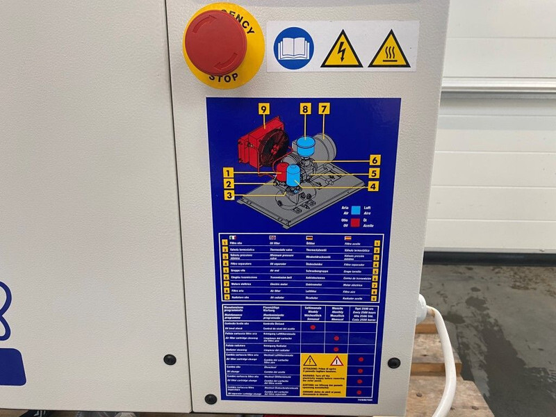 NEU: Luftkompressor Fiac New Silver 10 Silent 7.5 kW 860 L / min 10 bar Elektrische Schroefcompressor: das Bild 7