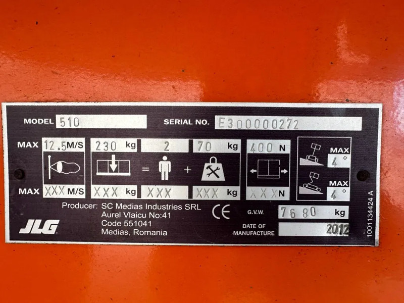 JLG 510 AJ Deutz Diesel 17.8 meter Knikarm Hoogwerker - Gelenkarmbühne: das Bild 3 JLG 510 AJ Deutz Diesel 17.8 meter Knikarm Hoogwerker - Gelenkarmbühne: das Bild 3