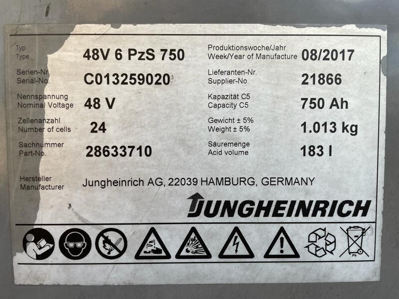 Elektrostapler Jungheinrich EFG 216 Elektra 1.6 ton Triplex Freelift Sideshift Elektra Heftruck: das Bild 14