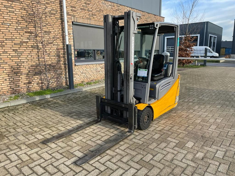 Elektrostapler Jungheinrich EFG 216 Elektra 1.6 ton Triplex Freelift Sideshift Elektra Heftruck: das Bild 12