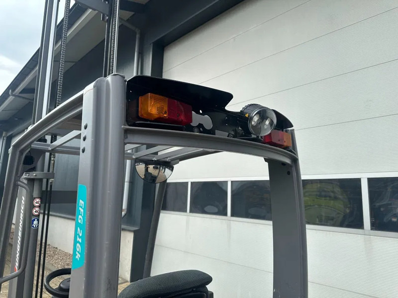 Gabelstapler Jungheinrich EFG 216K 1.6 ton Triplex Freelift Sideshift Elektra Heftruck Accu 2020: das Bild 14