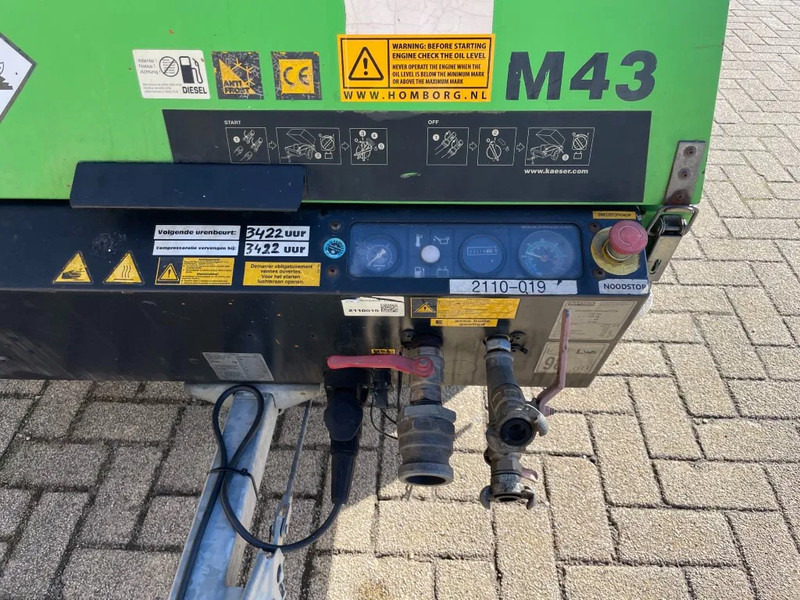 Kaeser M43 Kubota 4,2 m3 / min 7 Bar 30 kW Mobiele Silent Diesel Compressor - Luftkompressor: das Bild 3 Kaeser M43 Kubota 4,2 m3 / min 7 Bar 30 kW Mobiele Silent Diesel Compressor - Luftkompressor: das Bild 3