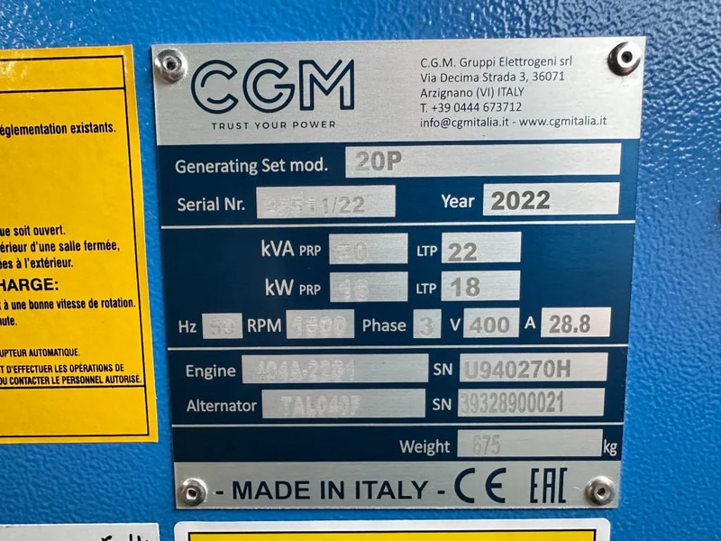 Perkins Leroy Somer 22 kVA Silent noodstroom systeem generatorset NSA ATS New ! - Stromgenerator: das Bild 3 Perkins Leroy Somer 22 kVA Silent noodstroom systeem generatorset NSA ATS New ! - Stromgenerator: das Bild 3