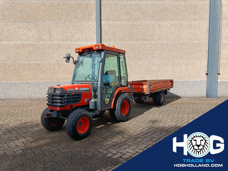 Kubota B2410 met Nimos Kipper - Schleppfahrzeug: das Bild 1 Kubota B2410 met Nimos Kipper - Schleppfahrzeug: das Bild 1