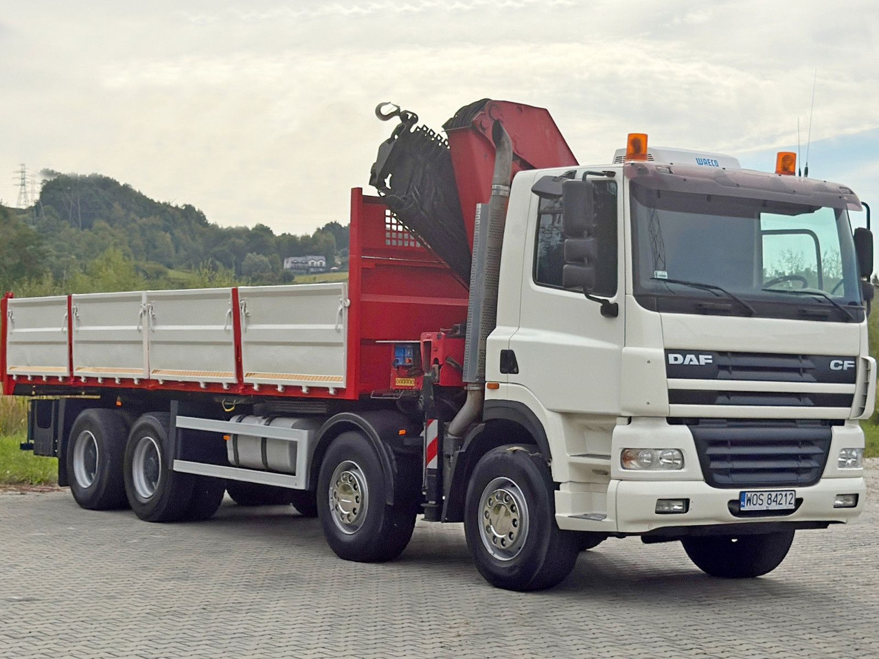 DAF CF 85.380 * HMF 2823 K6 (B3) + FUNK * 8x4 * TOP - Autokran: das Bild 4 DAF CF 85.380 * HMF 2823 K6 (B3) + FUNK * 8x4 * TOP - Autokran: das Bild 4