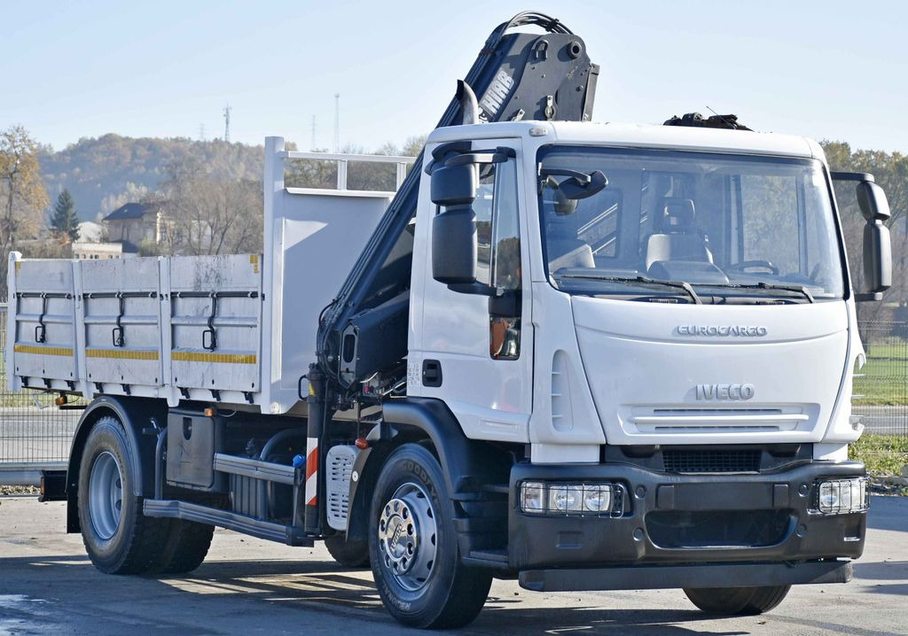 Iveco Eurocargo 180E28 *HIAB 122 B-2 DUO* TOPZUSTAND - Kipper, Autokran: das Bild 3 Iveco Eurocargo 180E28 *HIAB 122 B-2 DUO* TOPZUSTAND - Kipper, Autokran: das Bild 3