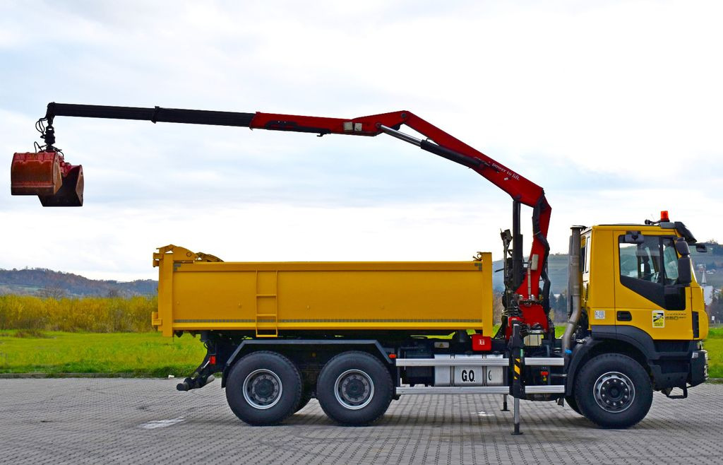 Kipper, Autokran Iveco TRAKKER 360 * Kipper 4,90m* KRAN/FUNK*6x4 Iveco TRAKKER 360 * Kipper 4,90m* KRAN/FUNK*6x4: das Bild 6