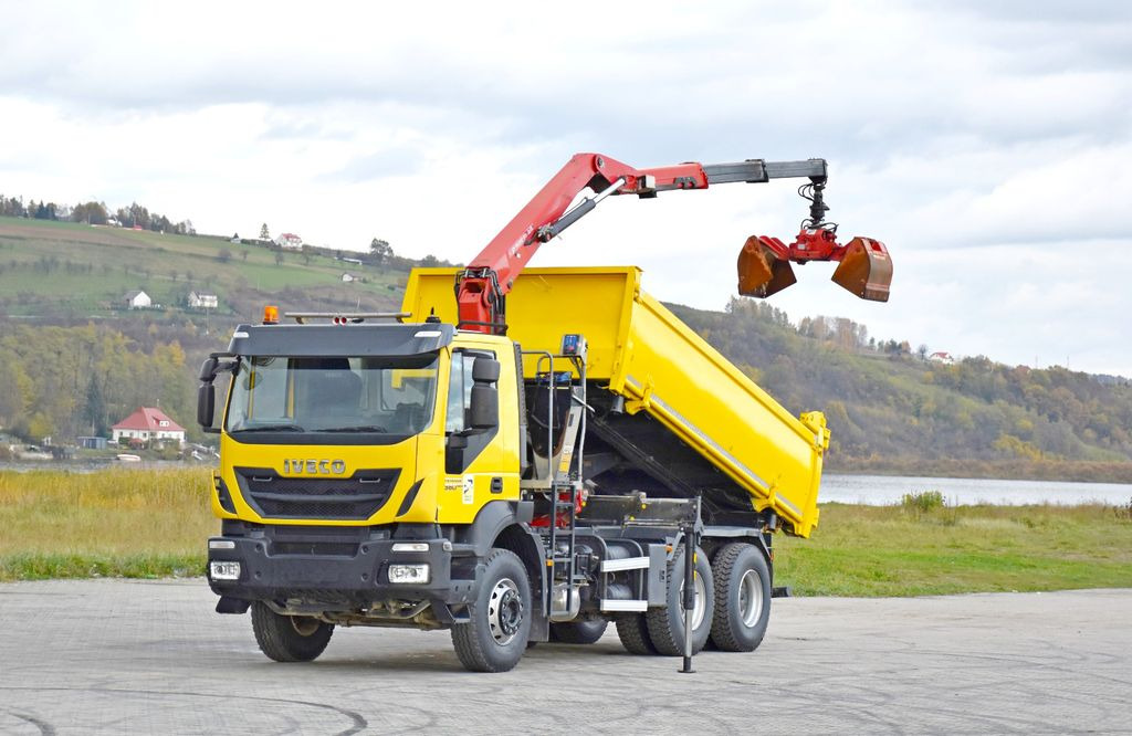 Iveco TRAKKER 360 * Kipper 4,90m* KRAN/FUNK*6x4 - Kipper, Autokran: das Bild 2 Iveco TRAKKER 360 * Kipper 4,90m* KRAN/FUNK*6x4 - Kipper, Autokran: das Bild 2
