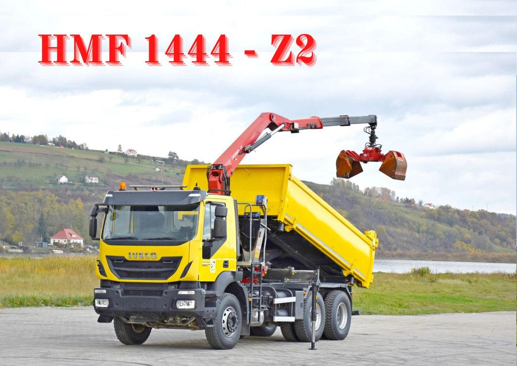 Iveco TRAKKER 360 * Kipper 4,90m* KRAN/FUNK*6x4 - Autokran, Kipper: das Bild 1 Iveco TRAKKER 360 * Kipper 4,90m* KRAN/FUNK*6x4 - Autokran, Kipper: das Bild 1