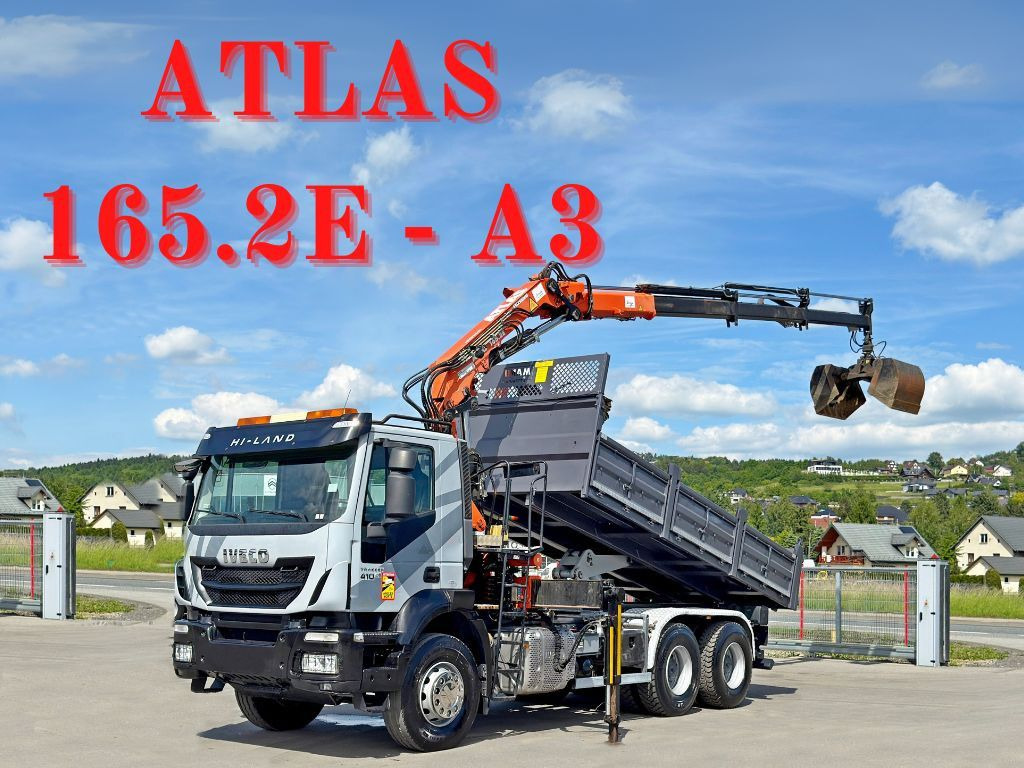 Iveco TRAKKER 410*Kipper 5,20m*ATLAS 165.2E * FUNK/6x4 Iveco TRAKKER 410*Kipper 5,20m*ATLAS 165.2E * FUNK/6x4 - Autokran, Kipper: das Bild 1 Iveco TRAKKER 410*Kipper 5,20m*ATLAS 165.2E * FUNK/6x4 Iveco TRAKKER 410*Kipper 5,20m*ATLAS 165.2E * FUNK/6x4 - Autokran, Kipper: das Bild 1