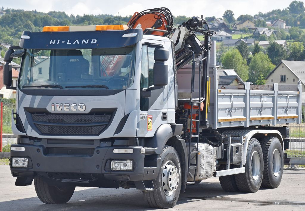 Iveco TRAKKER 410*Kipper 5,20m*ATLAS 165.2E * FUNK/6x4 - Kipper, Autokran: das Bild 4 Iveco TRAKKER 410*Kipper 5,20m*ATLAS 165.2E * FUNK/6x4 - Kipper, Autokran: das Bild 4