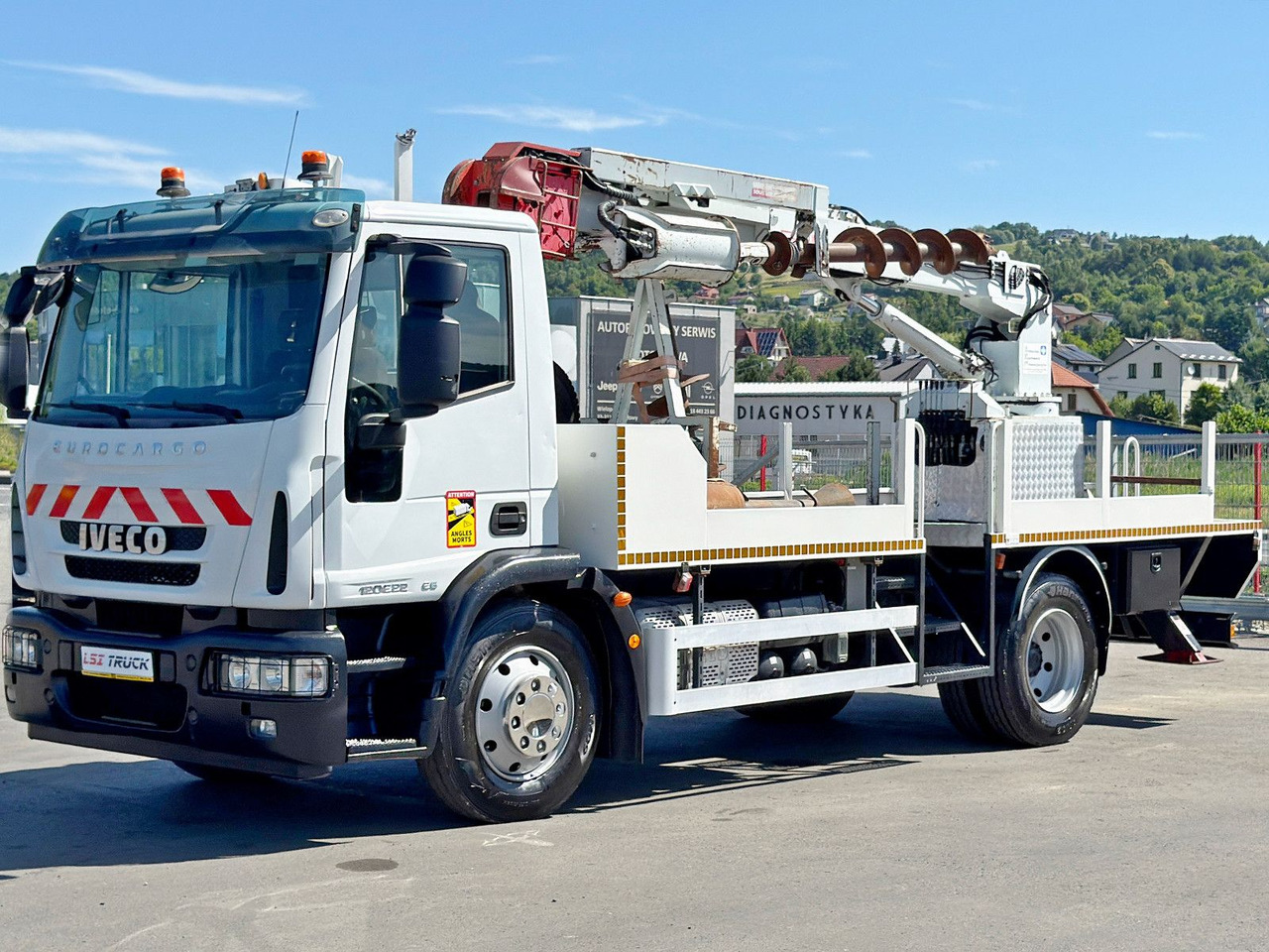 Iveco Eurocargo 120E22 * Bohrgerät auf LKW + FUNK *TOP - LKW, Autokran: das Bild 4 Iveco Eurocargo 120E22 * Bohrgerät auf LKW + FUNK *TOP - LKW, Autokran: das Bild 4