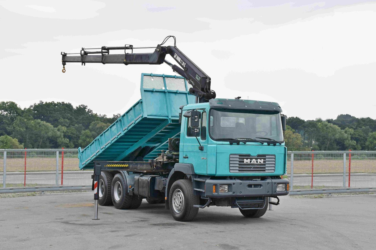 MAN 27-314 * HIAB 220 C - 3 + FUNK * 6x4 - Kipper, Autokran: das Bild 2 MAN 27-314 * HIAB 220 C - 3 + FUNK * 6x4 - Kipper, Autokran: das Bild 2