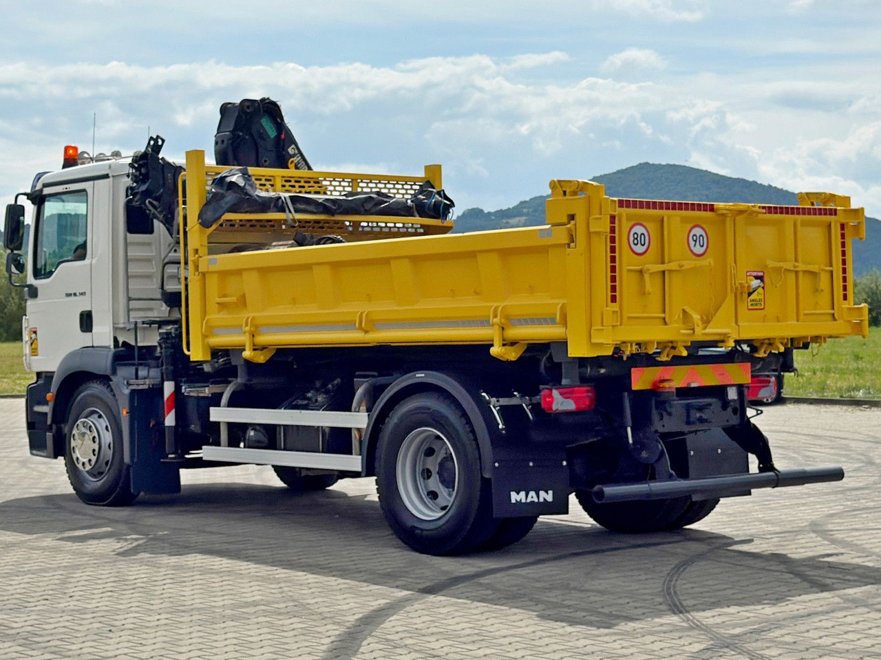 Kipper, Autokran MAN TGM 18.340* KIPPER 4,05m*HIAB 111 B-2 HIDUO/FUNK: das Bild 7