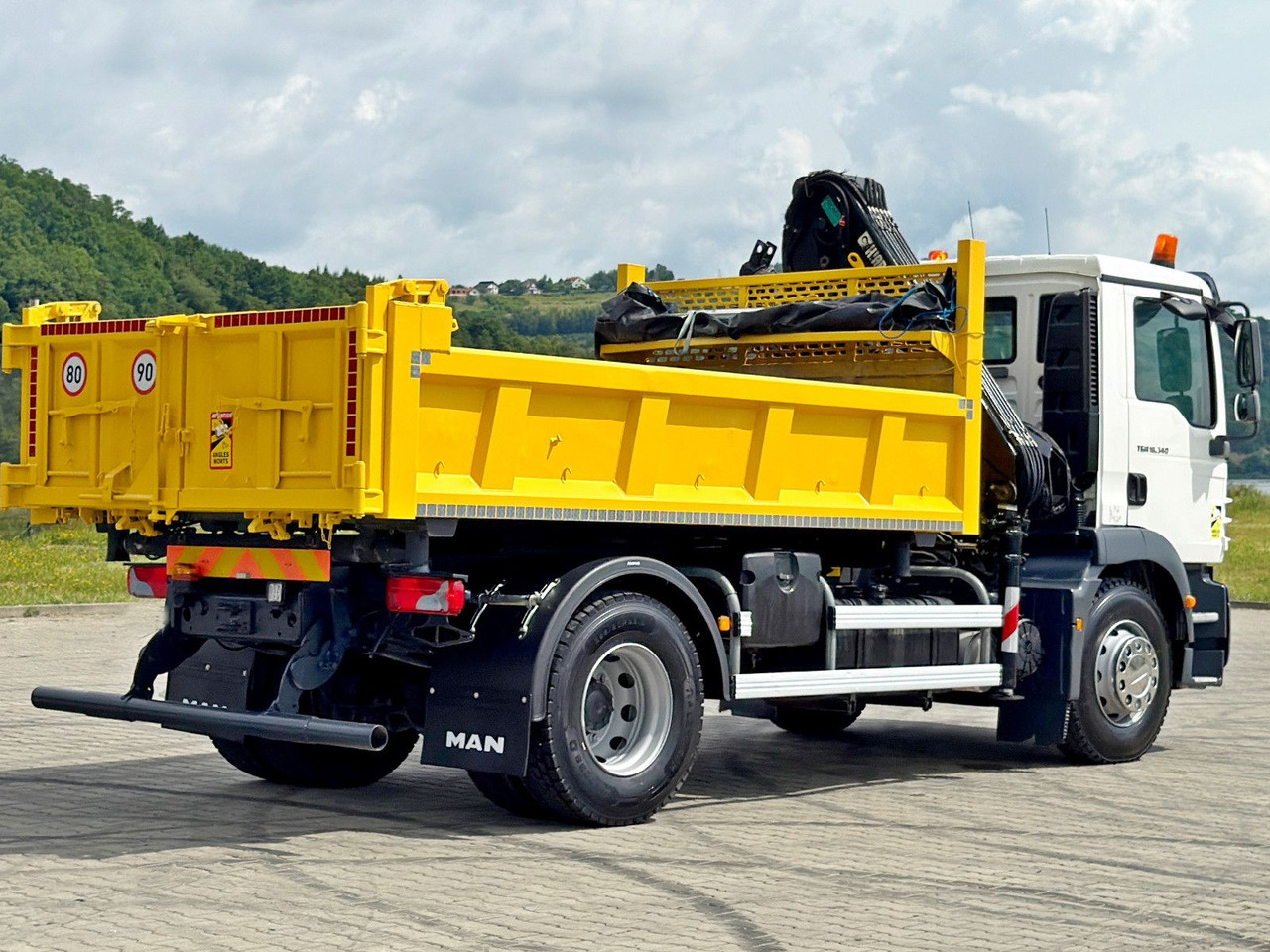 Kipper, Autokran MAN TGM 18.340* KIPPER 4,05m*HIAB 111 B-2 HIDUO/FUNK: das Bild 6