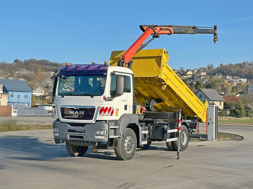 MAN TGS 18.320 * PK 12002 - EH A + FUNK * TOPZUSTAND - Kipper, Autokran: das Bild 2 MAN TGS 18.320 * PK 12002 - EH A + FUNK * TOPZUSTAND - Kipper, Autokran: das Bild 2