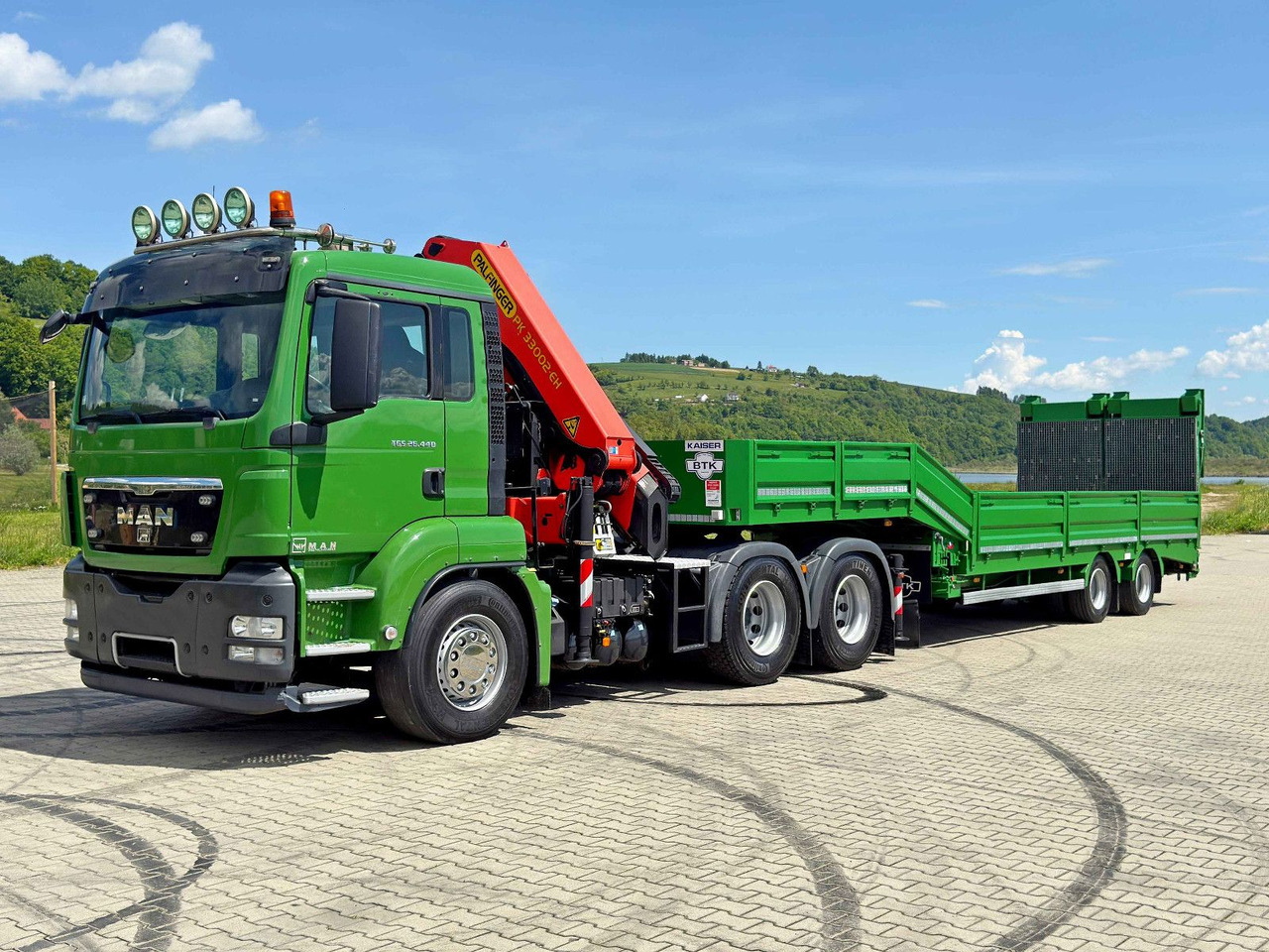MAN TGS 26.440*Anhänger 10,35m + PK 33002-EH C/FUNK - Autokran: das Bild 4 MAN TGS 26.440*Anhänger 10,35m + PK 33002-EH C/FUNK - Autokran: das Bild 4