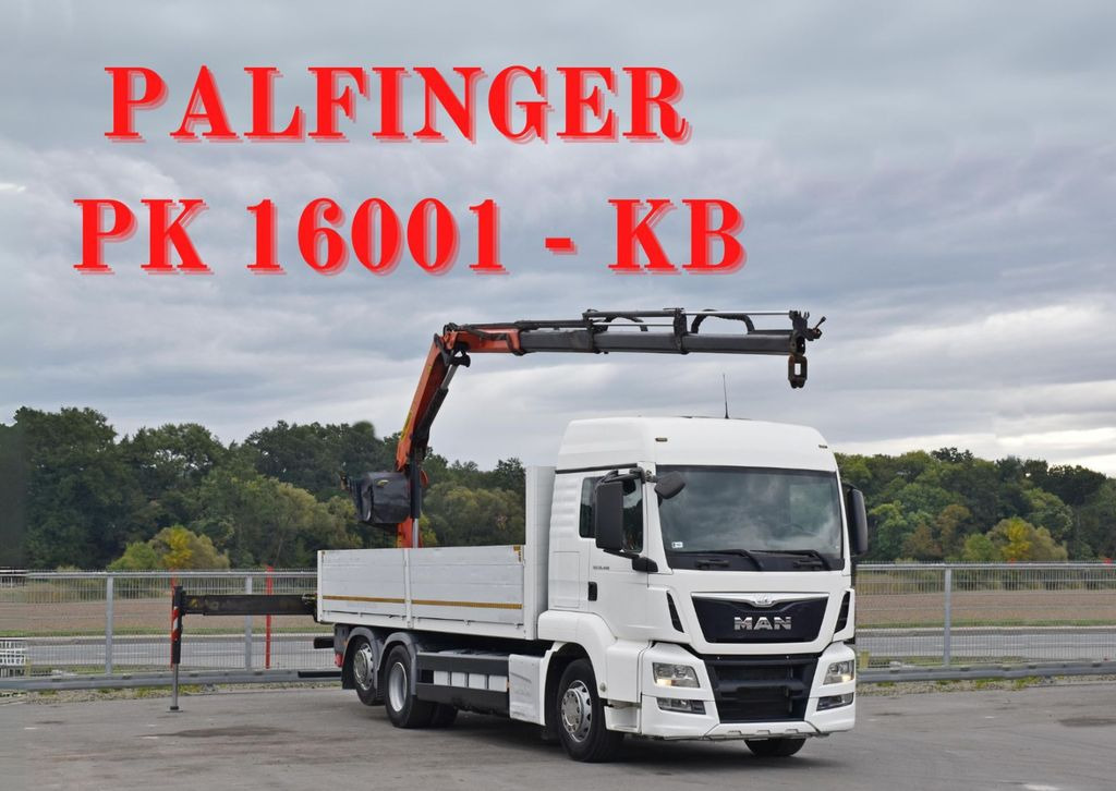 MAN TGS 26.440 * PRITSCHE 6,90 m + PK 16001 - K MAN TGS 26.440 * PRITSCHE 6,90 m + PK 16001 - K - Autokran, Pritsche LKW: das Bild 1 MAN TGS 26.440 * PRITSCHE 6,90 m + PK 16001 - K MAN TGS 26.440 * PRITSCHE 6,90 m + PK 16001 - K - Autokran, Pritsche LKW: das Bild 1