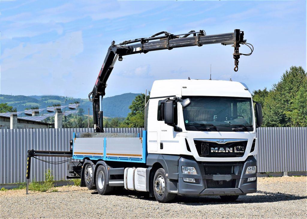 MAN TGX 26.440 Pritsche 6,20 m+HIAB 122 HIDUO/FUNK - Autokran: das Bild 2 MAN TGX 26.440 Pritsche 6,20 m+HIAB 122 HIDUO/FUNK - Autokran: das Bild 2